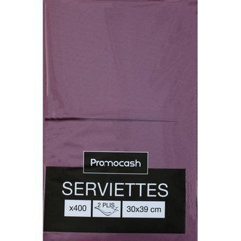 Serviettes 2 plis 30x39 cm aubergine x400 - Bazar - Promocash Prigueux