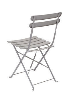 CHAISE BISTROT PLIANTE GRIS - Bazar - Promocash Aix en Provence