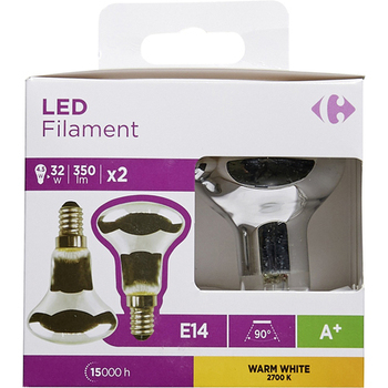 LEDFIL REFLR50 4,5WE14WW BT2 - Bazar - Promocash Libourne