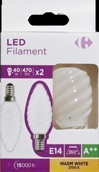 LEDFIL FLAT4,5WE14 WW FR BT2 - Bazar - Promocash PROMOCASH VANNES