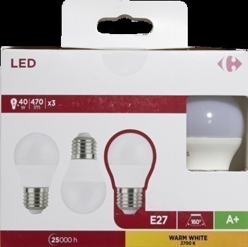 LED SPH 5W E27 CRF WW BT3 - Bazar - Promocash Quimper