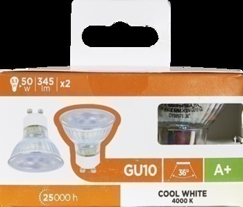 LED SPOT 5W GU10 CRF CW BT2 - Bazar - Promocash Montceau Les Mines