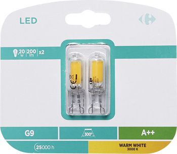 LED CAPSULE 2W G9 CRF WW BT2 - Bazar - Promocash Evreux