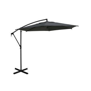 PARASOL RONDA 300  GRIS FONCE - Bazar - Promocash Lyon Gerland