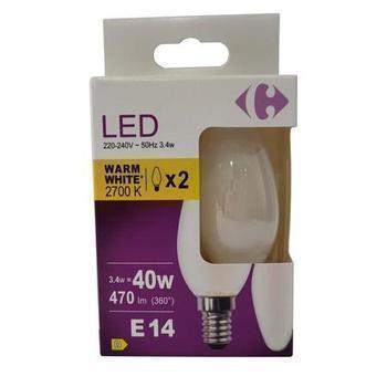 LEDFIL FLA 40W E14 WW BT2 CRF - Bazar - Promocash Valence