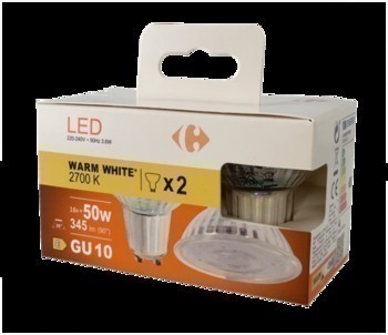 LED SPOT 50W GU10 WW BT2 CRF - Bazar - Promocash Villefranche