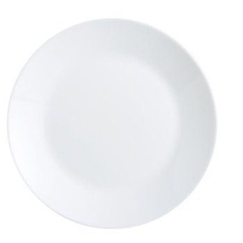 ASSIETTE BLANCHE PLATE 25 CM - Bazar - Promocash Saint-Quentin