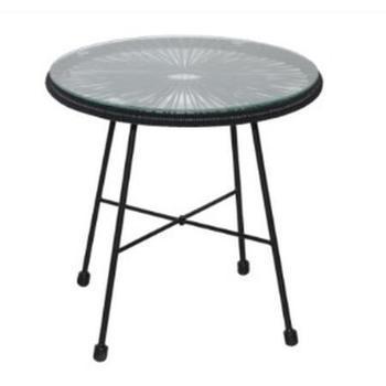 TABLE BASSE ACAPULCO NOIR NOIR - Bazar - Promocash Vendome