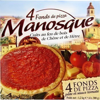 Fonds de pizza cuits au feu de bois de chne et de htre - Surgels - Promocash ALENCON