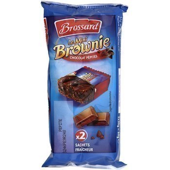 Le Mini Brownie chocolat ppites 2x30 g - Epicerie Sucre - Promocash Colombelles