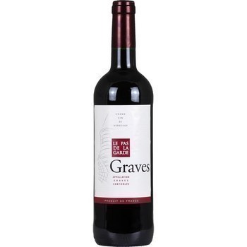 Graves Le pas de la Garde 12,5 75 cl - Vins - champagnes - Promocash Granville