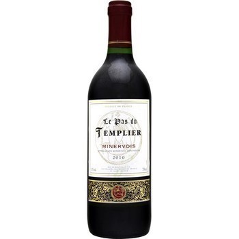 Minervois - Le Pas du Templier 13 750 ml - Vins - champagnes - Promocash Bthune