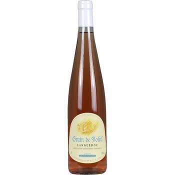 Languedoc Grain de Soleil 12,5 75 cl - Vins - champagnes - Promocash Bziers