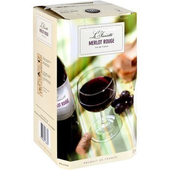 Vin de table merlot rouge La Francette 11,5 10 l - Vins - champagnes - Promocash Bziers