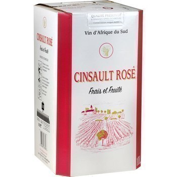 Vin d'Afrique du Sud Cinsault 12,5 10 l - Vins - champagnes - Promocash Aix en Provence
