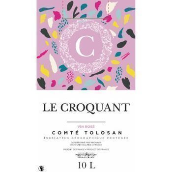 IGP Comte Tolosan Le Croquant Negrette ros - Vins - champagnes - Promocash Annemasse