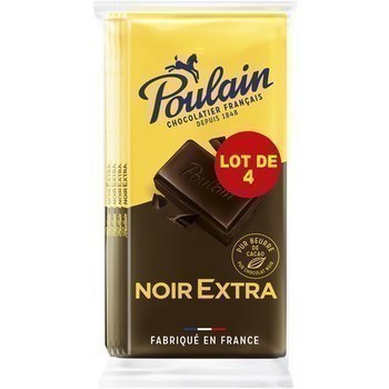 Chocolat noir extra 4x100 g - Epicerie Sucre - Promocash Cherbourg