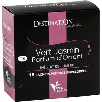 Th vert de Chine bio Vert Jasmin Parfum d'Orient 15x2 g - Epicerie Sucre - Promocash Prigueux