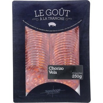 Chorizo Vela 250 g - Charcuterie Traiteur - Promocash LANNION