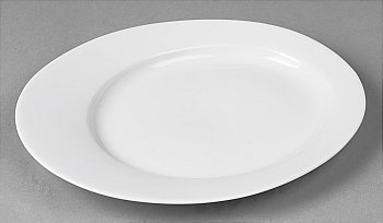 Assiette ovale 25x20 cm - Bazar - Promocash Chatellerault