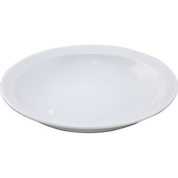 Assiette creuse Comte 22 cm blanc - Bazar - Promocash Arles