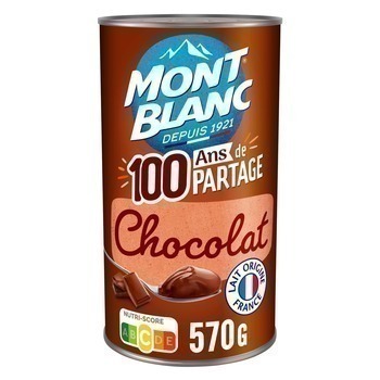 MONT BLANC CHOCOLAT 570G - Epicerie Sucre - Promocash PROMOCASH VANNES