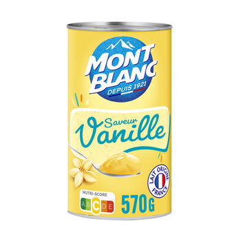 MONT BLANC VANILLE 570G - Epicerie Sucre - Promocash Boulogne