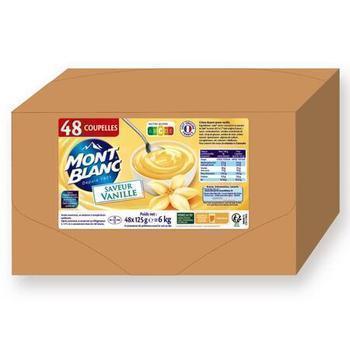 48X125G CREME MONT BLANC VANIL - Epicerie Sucre - Promocash La Rochelle