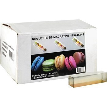 Rglettes pour 6/8 macarons x40 - Bazar - Promocash Bergerac
