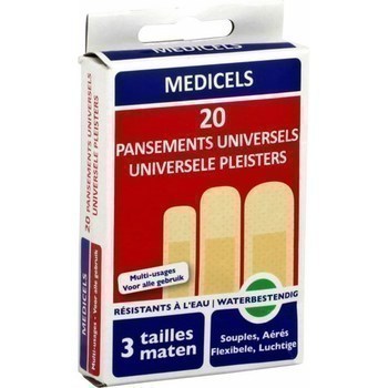 Pansements universels x20 - Hygine droguerie parfumerie - Promocash Annecy