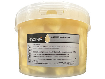 3KG ANANAS MORCEAUX BHARLEV - Charcuterie Traiteur - Promocash Bourg Saint Maurice