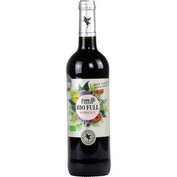 Bordeaux bio Bio Full 13 75 cl - Vins - champagnes - Promocash Granville