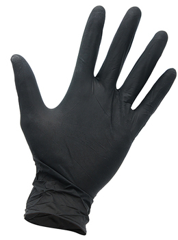 100 GANTS NITRILE NP NOIR TS - Bazar - Promocash ALENCON