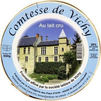 550G COMTESSE DE VICHY 55% - Crmerie - Promocash Montluon