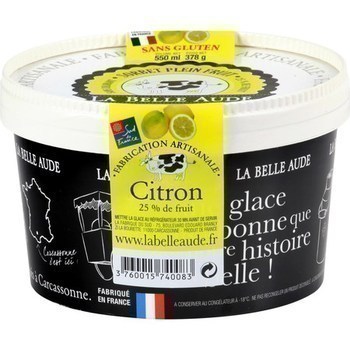 POT SORBET CITRON 378G - Surgels - Promocash Carcassonne