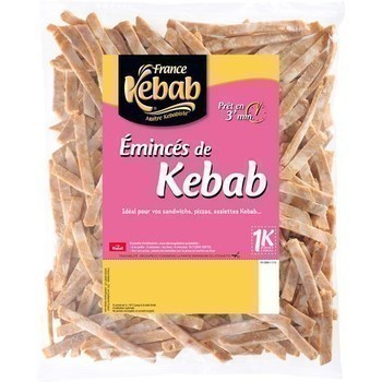 Emincs de kebab halal 850 g - Surgels - Promocash Grasse