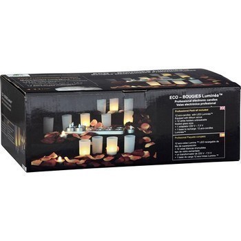 Pack professionnel complet co-bougies Lumina - Bazar - Promocash Libourne