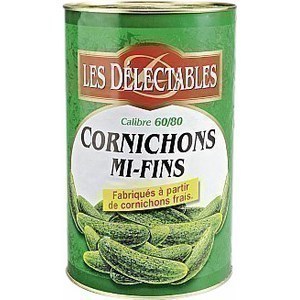 Cornichons mi fins 60-80 - le bocal de 5/1 - Epicerie Sale - Promocash Montluon