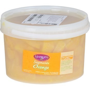 Segments orange 2,1 kg - Charcuterie Traiteur - Promocash Prigueux