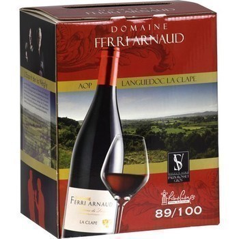 Coteaux du Languedoc La Clape Domaine Ferri Arnaud 14,5 3 l - Vins - champagnes - Promocash Anglet