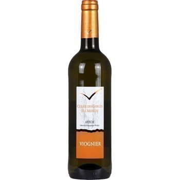 Vin de pays Ardche Viognier Cellier Gorges de l'Ardche 14,5 75 cl - Vins - champagnes - Promocash Valence