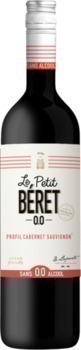 Boisson Sans Alcool rafrachissante aromatise au jus de raisin Cabernet Sauvignon LE PETIT BERET rouge - Vins - champagnes - Promocash Quimper