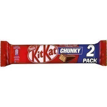 Barres chocolates Chunky 2x32 g - Epicerie Sucre - Promocash Dunkerque
