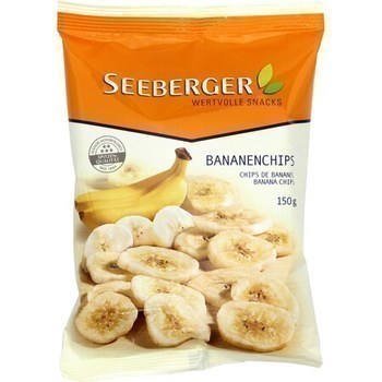 150G CHIPS DE BANANES SEEBERG. - Fruits et lgumes - Promocash Promocash Morzine