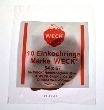 SACHET 10 JOINT WECK DIAM 60 - Bazar - Promocash LA FARLEDE