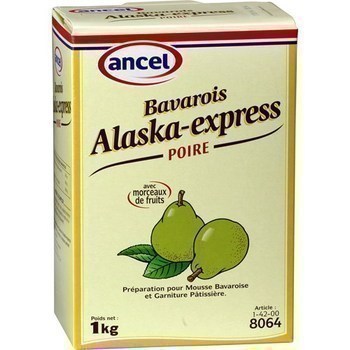 Bavarois Alaska-express poire - Epicerie Sucre - Promocash PUGET SUR ARGENS