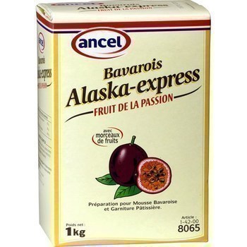 Bavarois Alaska-express fruit de la passion - Epicerie Sucre - Promocash PUGET SUR ARGENS