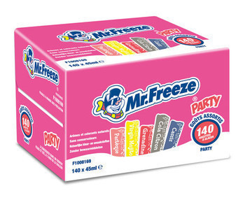 140X45ML MR FREEZE PARTY - Epicerie Sucre - Promocash Gap