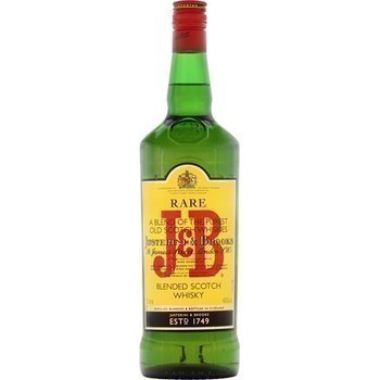 Whisky Rare 40% J&B - la bouteille de 1 litre - Alcools - Promocash 