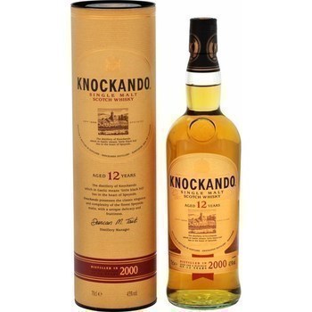 Single Malt Scotch Whisky 12 ans d'ge 70 cl - Alcools - Promocash Promocash